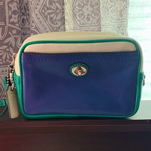 Coach Park Colorblock Wristlet/Camera bag